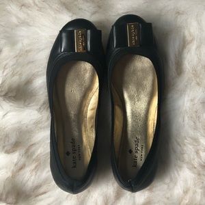 Kate Spade black ballet flats. Size 7.5